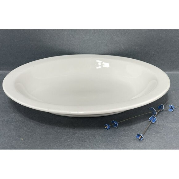 McNICOL White RESTAURANT WARE OVAL SERVING BOWL 12 Inch - Picture 1 of 7